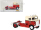 1950 Kenworth Bullnose Truck Tractor Red and Beige Mackie the Mover 1/87 HO Scale Model Car Brekina BRE85952