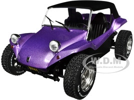 1968 Meyers Manx Buggy Purple Metallic with Black Soft Top 1/18 Diecast Model Car Solido S1802706