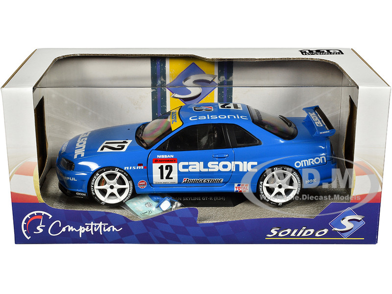 ミニカー Nissan Calsonic Skyline 1/18 1/18 Makeup 1990 Calsonic Nissan Skyline GT-R Gr.A JTC Nishi