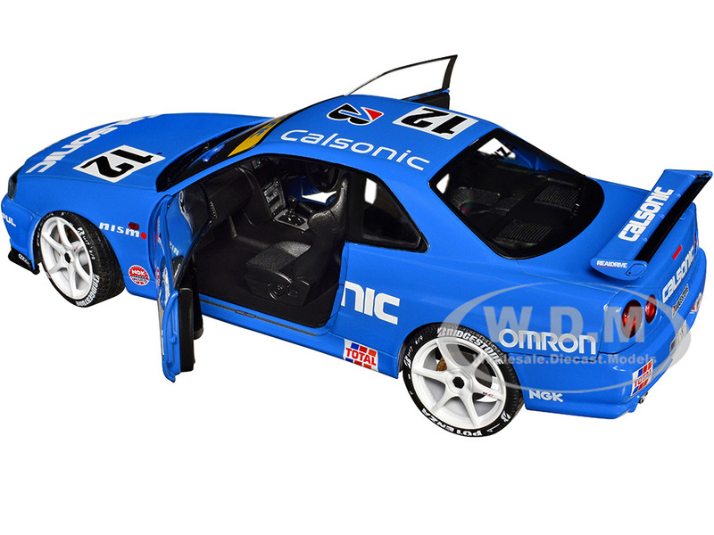 2000 NISSAN SKYLINE GT-R (R34) RHD #12 CALSONIC TRIBUTE 1/18