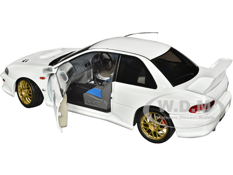 1998 SUBARU IMPREZA 22B RHD PURE WHITE 1/18 DIECAST MODEL