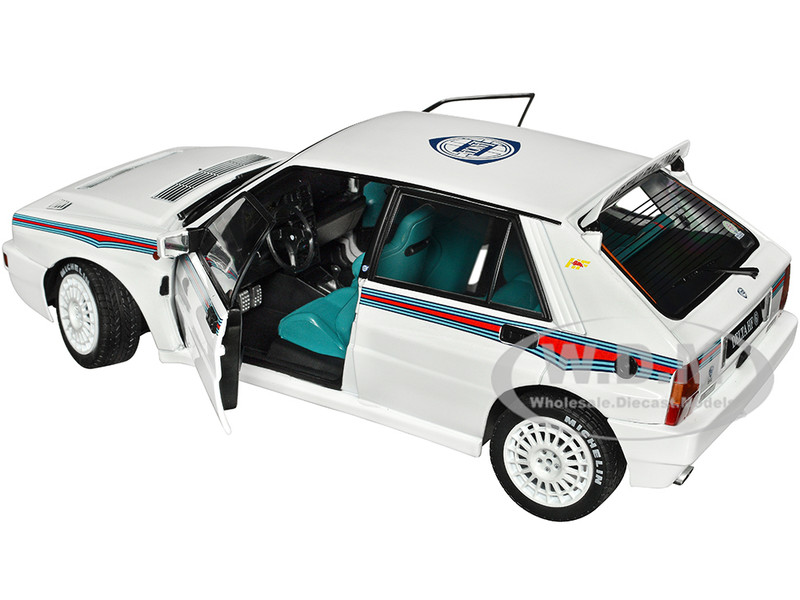 1992 LANCIA DELTA HF INTEGRALE EVO 1 MARTINI 6 WHITE 1/18 BY