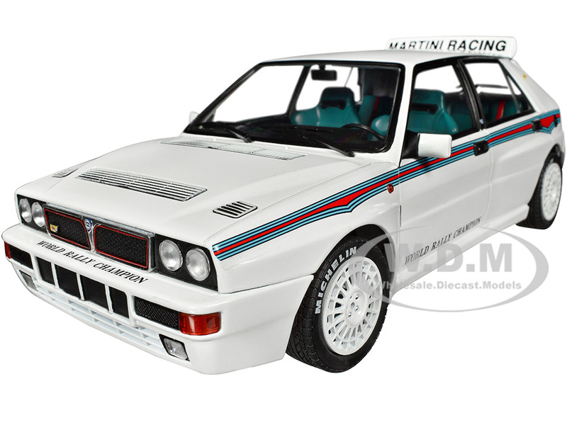 1992 LANCIA DELTA HF INTEGRALE EVO 1 MARTINI 6 WHITE 1/18 BY