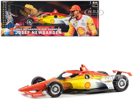 Dallara IndyCar #2 Josef Newgarden Shell Oil Team Penske 2023 Indianapolis 500 Champion NTT IndyCar Series 2023 1/18 Diecast Model Car Greenlight 11221