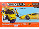 Skill 1 Model Kit Lamborghini Aventador LP 700 4 Yellow Snap Together Painted Plastic Model Car Kit Airfix Quickbuild J6026