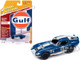 1965 Shelby Cobra Daytona Coupe #23 Dark Blue with White and Orange Stripes Gulf Oil Classic Gold Collection 2023 Release 2 Limited Edition to 3124 pieces Worldwide 1/64 Diecast Model Car Johnny Lightning JLCG032-JLSP356B