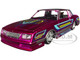 1986 Chevrolet Monte Carlo SS Lowrider Pink Metallic with Graphics Lowriders Series 1/24 Diecast Model Car Maisto 32542PK