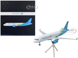 Airbus A320 Commercial Aircraft GlobalX Airlines White with Blue and Green Tail Gemini 200 Series 1/200 Diecast Model Airplane GeminiJets G2GXA1285