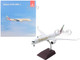 Airbus A350 900 Commercial Aircraft Emirates Airlines White with Striped Tail Gemini 200 Series 1/200 Diecast Model Airplane GeminiJets G2UAE1274
