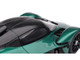 Aston Martin Valkyrie Aston Martin Racing Green Metallic with Black Top 1/18 Model Car Top Speed TS0479