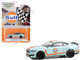 2020 Ford Shelby GT350 Light Blue with Orange Stripes Gulf Oil Hobby Exclusive Series 1/64 Diecast Model Car Greenlight 30460