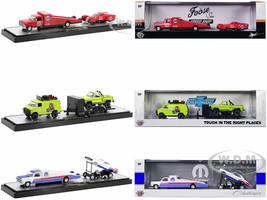 Auto Haulers Set of 3 Trucks Release 70 Limited Edition to 9600 pieces Worldwide 1/64 Diecast Models M2 Machines 36000-70
