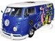 1960 Volkswagen Delivery Van Blue Metallic with White Top Maui and Sons Limited Edition to 6550 pieces Worldwide 1/24 Diecast Model Car M2 Machines 40300-112A