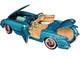 1954 Chevrolet Corvette Convertible Pennant Blue Metallic American Muscle Series 1/18 Diecast Model Car Auto World AMM1341