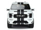 2022 Ford Shelby F 150 Pickup Truck White with Black Stripes 1/18 Model Car by GT Spirit GT415