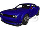 2022 Dodge Challenger R T Scat Pack Widebody Indigo Blue 1/18 Model Car Autoart 71772