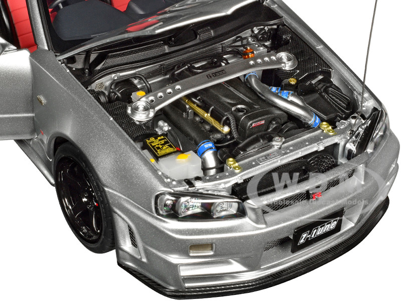 Nissan Nismo R34 GT R Z TUNE RHD Right Hand Drive Silver