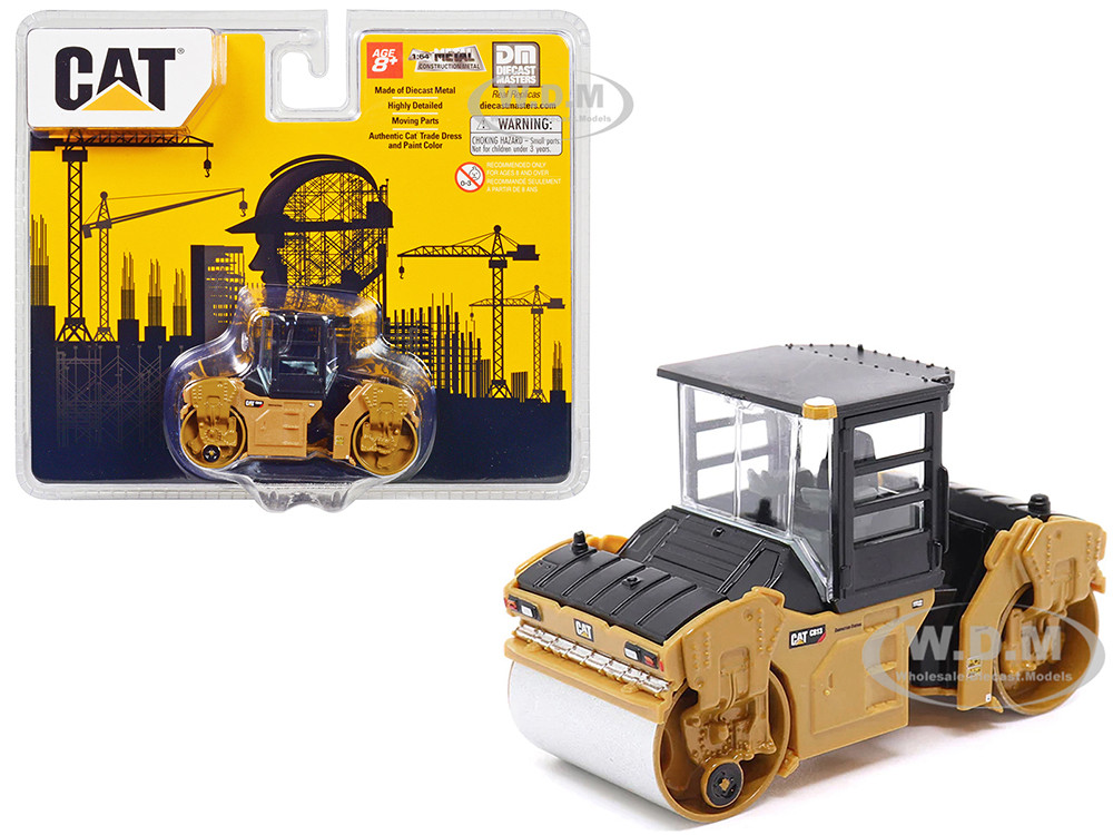 CAT 1/50 ロードローラ CB13 Diecast Masters 85594 1:50 Cat CB-13 Tandem Vibratory Roller