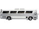 1980 Dina 323 G2 Olimpico Coach Bus White and Silver The Bus & Motorcoach Collection 1/43 Diecast Model Iconic Replicas 43-0248