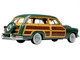 1949 Mercury Woodie Meadow Green with Yellow and Woodgrain Sides and Green Interior Limited Edition to 200 pieces Worldwide 1/43 Model Car Goldvarg Collection GC-050A