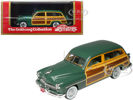 1949 Mercury Woodie Meadow Green with Yellow and Woodgrain Sides and Green Interior Limited Edition to 200 pieces Worldwide 1/43 Model Car Goldvarg Collection GC-050A