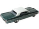 1963 Buick Wildcat Twilight Aqua Blue Metallic with Blue Interior and White Top Limited Edition to 200 pieces Worldwide 1/43 Model Car Goldvarg Collection GC-074A