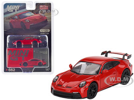 Porsche 911 992 GT3 Guards Red Limited Edition to 3600 pieces Worldwide 1/64 Diecast Model Car True Scale Miniatures MGT00662