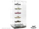 Acrylitower Showcase 24 Car Display Desktop Spinner with Cover Mijo Exclusives for 1/64 Scale Models MJ17032