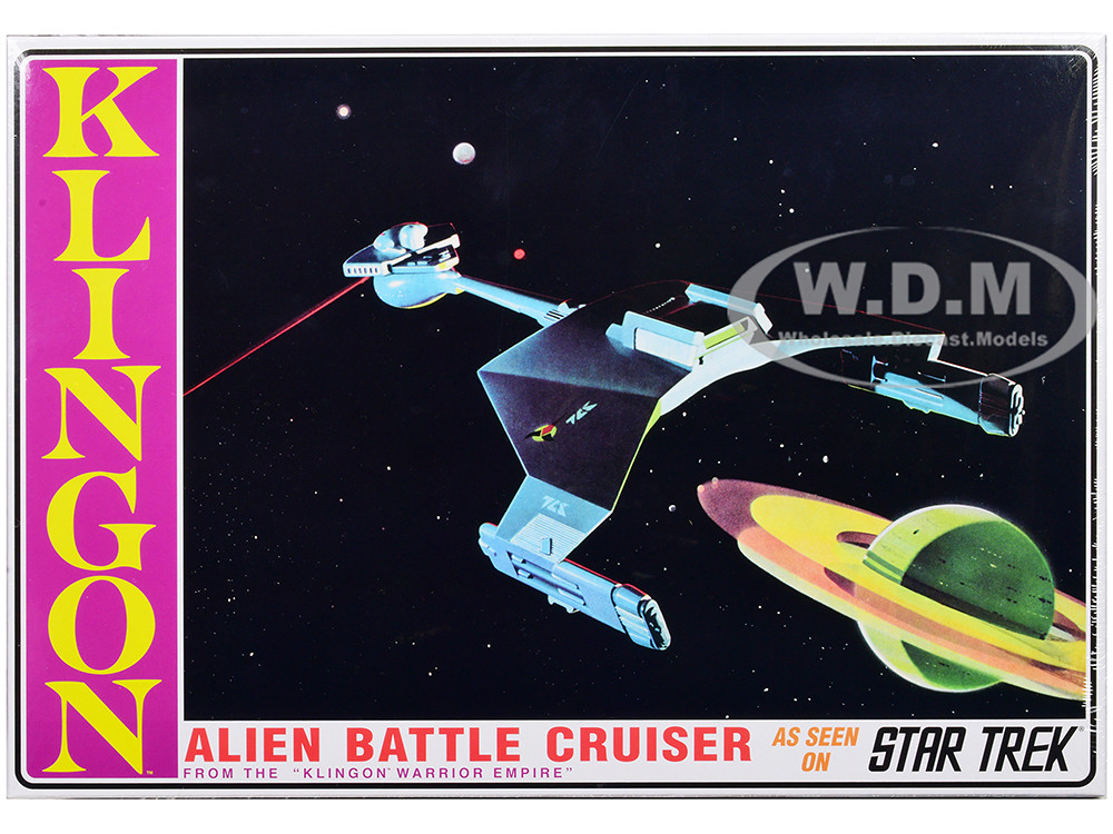 Skill 2 Model Kit Klingon Warrior Empire Alien Battle Cruiser Star
