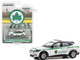 2023 Ford Mustang Mach E White with Green Stripes New York City Department of Parks & Recreation Hobby Exclusive Series 1/64 Diecast Model Car Greenlight 30480