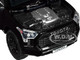 2023 Toyota Tundra TRD 4x4 Pickup Truck Black with Sunroof and Wheel Rack 1/24 Diecast Model Car H08555R-BK