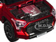 2023 Toyota Tundra TRD 4x4 Pickup Truck Red Metallic with Sunroof and Wheel Rack 1/24 Diecast Model Car H08555R-MRD