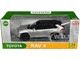 Toyota Rav4 Hybrid XSE Silver Metallic with Black Top and Sunroof 1/24 Diecast Model Car H08666SLBK