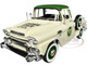 1958 GMC Stepside Pickup Truck Light Beige with Green Top Quaker State Limited Edition to 6650 pieces Worldwide 1/24 Diecast Model Car M2 Machines 40300-113B