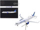 Airbus A321neo Commercial Aircraft United Airlines N44501 White with Blue Tail Gemini 200 Series 1/200 Diecast Model Airplane GeminiJets G2UAL1281
