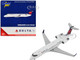 Bombardier CRJ200 Commercial Aircraft Delta Connection N685BR White with Red and Blue Tail 1/400 Diecast Model Airplane GeminiJets GJ2034