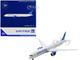 Boeing 787 10 Dreamliner Commercial Aircraft United Airlines N13014 White with Blue Tail 1/400 Diecast Model Airplane GeminiJets GJ2229