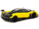 Pagani Huayra BC Giallo Limone Yellow and Black Global64 Series 1/64 Diecast Model Car Tarmac Works T64G-TL014-YL