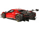 2022 Ferrari 296 GT3 Rosso Corsa Red and Black with DISPLAY CASE Limited Edition to 449 pieces Worldwide 1/18 Model Car BBR P18225A