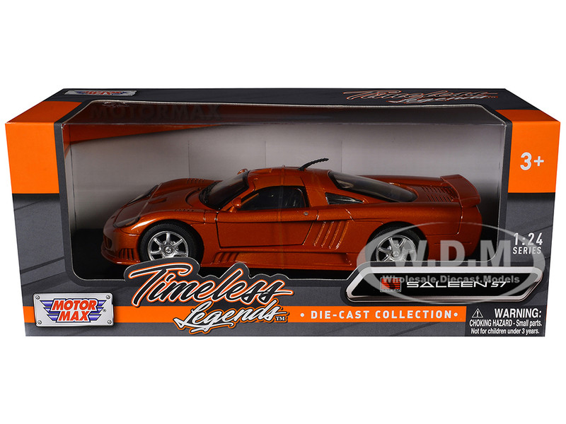 Saleen S7 Copper 1/24 Diecast Model Car Motormax 73279