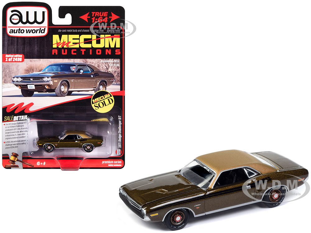 1971 Dodge Challenger R T Dark Gold Metallic with Gold Vinyl