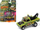 1965 Chevrolet Tow Truck Rat Fink The Fix Is In Showtime Green with Rat Fink Graphics Zingers Limited Edition to 3484 pieces Worldwide Street Freaks Series 1/64 Diecast Model Car Johnny Lightning JLSF026-JLSP360A