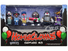 HomieClowns Series 3 2 Inch Figures Set of 6 Pieces Homies 20453BX