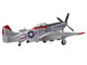 Level 2 Model Kit North American F 51D Mustang Fighter Aircraft with 3 Scheme Options 1/48 Plastic Model Kit Airfix A05136