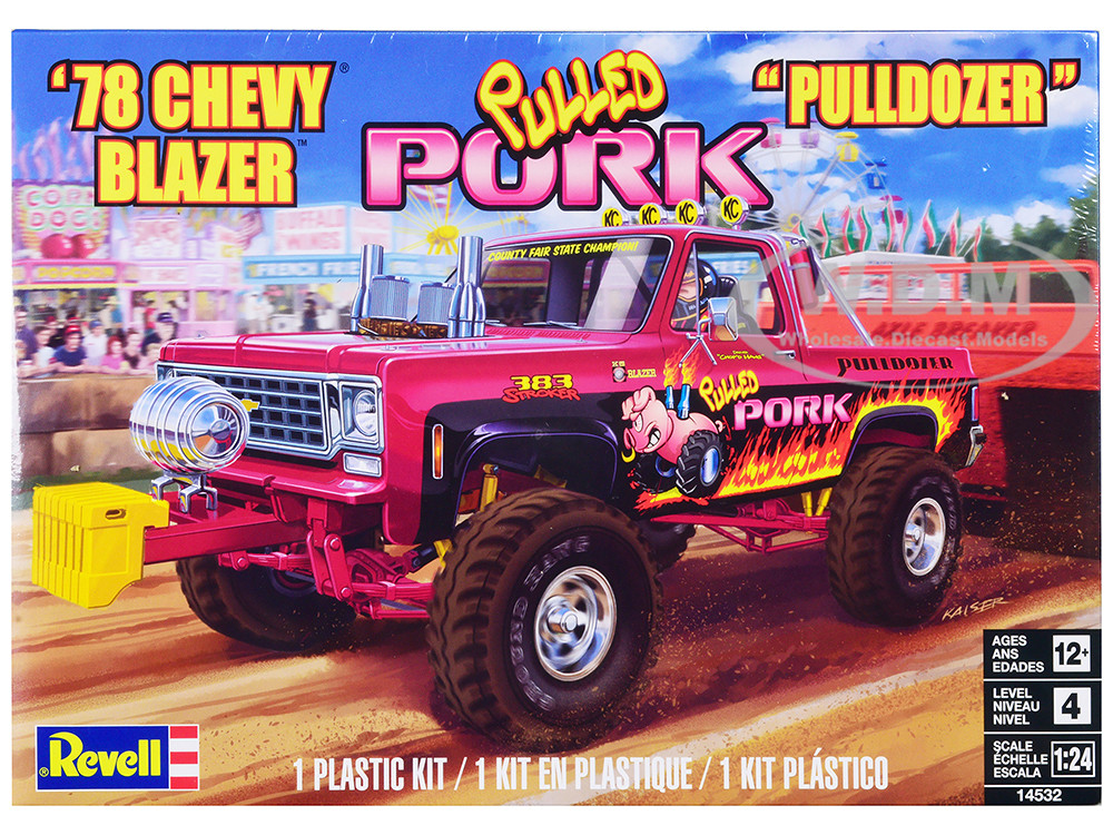 Level 4 Model Kit 1978 Chevrolet Blazer Pickup Truck Pulled Pork