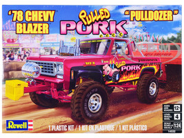 Level 4 Model Kit 1978 Chevrolet Blazer Pickup Truck Pulled Pork Pulldozer 1/24 Scale Model Revell 14532