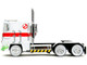 G1 Autobot Optimus Prime Truck White with Robot on Chassis from Transformers TV Series Ghostbusters 1984 Movie Crossover Hollywood Rides Series 1/24 Diecast Model Jada 35572