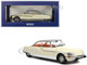1968 Citroen DS 21 Le Leman Ivory and Green Metallic with Orange Interior 1/18 Diecast Model Car Norev 181751