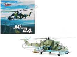 Mil Mi 24V Hind Attack Helicopter 262nd Separate Helicopter Squadron Limited Contingent of Soviet Forces Bagram Air Base Soviet Air Force 1/72 Diecast Model Panzerkampf 14005PC