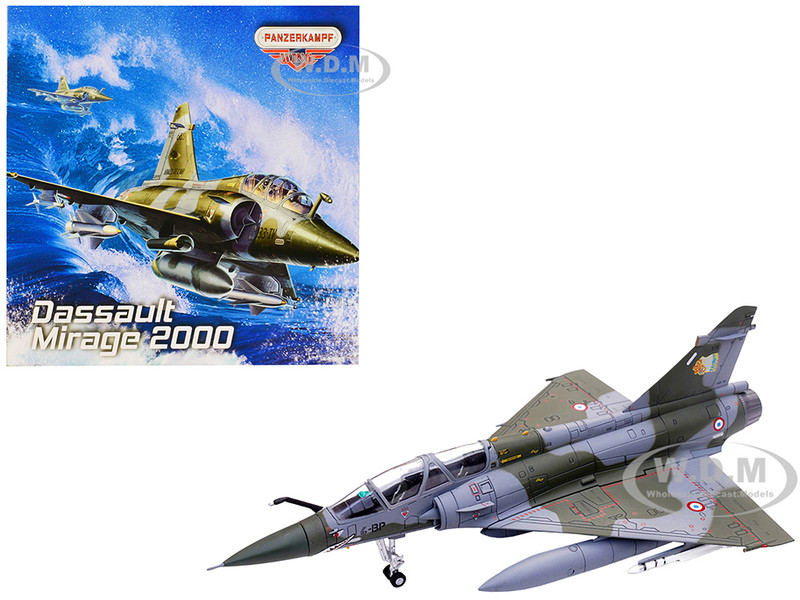 Dassault Mirage 2000N Fighter Aircraft Escadron de Chasse 2/4 La Fayette Luxeuil 2004 French Air Force Wing Series 1/72 Diecast Model Panzerkampf 14625PJ